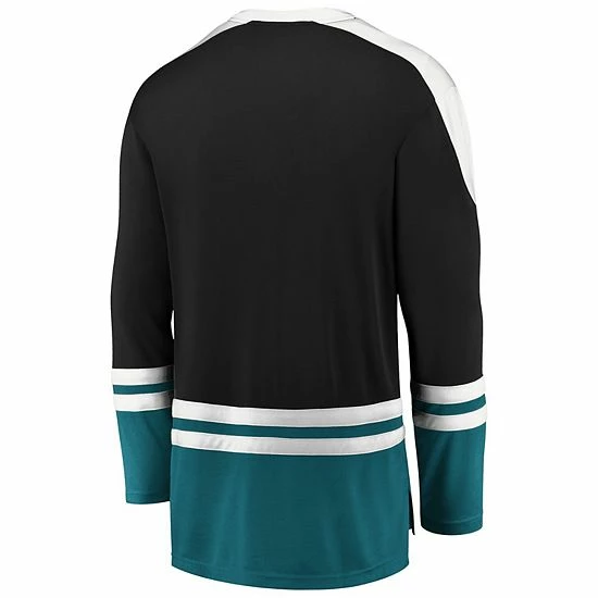 Men's Fanatics Branded Black/Teal San Jose Sharks Iconic Slapshot Long Sleeve T-Shirt Men's Fanatics Branded Black/Teal San Jose Sharks Iconic Slapshot Long Sleeve T-Shirt -Metaverse shop unnamed file 24370