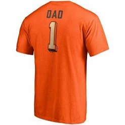 Men's Fanatics Branded Orange San Francisco Giants Number One Dad Team T-Shirt -Metaverse shop unnamed file 24390