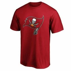 Men's Fanatics Branded Red Tampa Bay Buccaneers Primary Logo Team T-Shirt -Metaverse shop unnamed file 24408