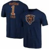 Men's Fanatics Branded Heathered Navy Chicago Bears Greatest Dad Retro Tri-Blend T-Shirt -Metaverse shop unnamed file 24409