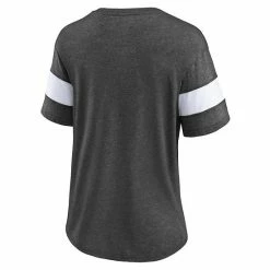 Women's Fanatics Branded Heathered Charcoal Atlanta United FC Tri-Blend V-Neck T-Shirt -Metaverse shop unnamed file 24449