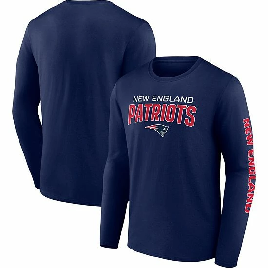Men's Fanatics Branded Navy New England Patriots Go the Distance Long Sleeve T-Shirt Men's Fanatics Branded Navy New England Patriots Go The Distance Long Sleeve T-Shirt -Metaverse shop unnamed file 24480