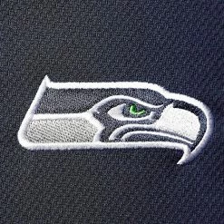 Men's Fanatics Branded College Navy/Neon Green Seattle Seahawks Big & Tall Polyester Quarter-Zip Raglan Jacket -Metaverse shop unnamed file 24556