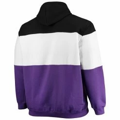 Men's Fanatics Branded Black/Purple Los Angeles Lakers Big & Tall Colorblock Wordmark Pullover Hoodie 4 Men's Fanatics Branded Black/Purple Los Angeles Lakers Big & Tall Colorblock Wordmark Pullover Hoodie -Metaverse shop unnamed file 24559