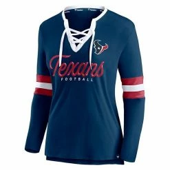 Women's Fanatics Branded Navy Houston Texans Block Party Team Script Lace-Up Long Sleeve T-Shirt 6 Women's Fanatics Branded Navy Houston Texans Block Party Team Script Lace-Up Long Sleeve T-Shirt -Metaverse shop unnamed file 24561