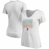 Women's Fanatics Branded White Boston Red Sox City Pride V-Neck T-Shirt