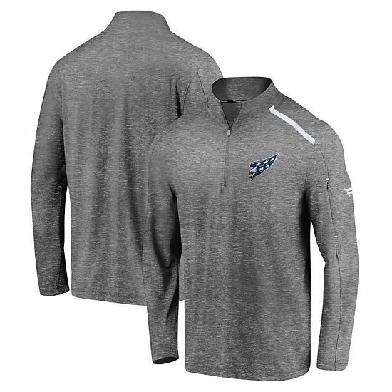 Men's Fanatics Branded Heathered Gray Washington Capitals Special Edition Quarter-Zip Jacket Men's Fanatics Branded Heathered Gray Washington Capitals Special Edition Quarter-Zip Jacket -Metaverse shop unnamed file 24575