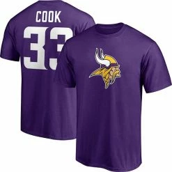 Men's Fanatics Branded Dalvin Cook Purple Minnesota Vikings Player Icon Name & Number T-Shirt -Metaverse shop unnamed file 24580