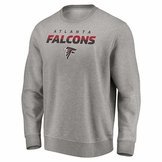 Men's Fanatics Branded Heathered Gray Atlanta Falcons Block Party Pullover Sweatshirt 5 Men's Fanatics Branded Heathered Gray Atlanta Falcons Block Party Pullover Sweatshirt - Image 3
