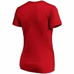 Women's Fanatics Branded Red St. Louis Cardinals Live For It V-Neck T-Shirt -Metaverse shop unnamed file 24644