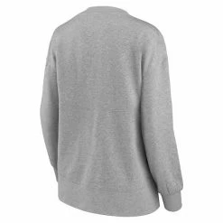 Women's Fanatics Branded Heathered Gray Tennessee Volunteers Jump Distribution Pullover Sweatshirt -Metaverse shop unnamed file 24656