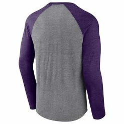Men's Fanatics Branded Heathered Gray/Heathered Purple Minnesota Vikings Weekend Casual Tri-Blend Raglan Long Sleeve T-Shirt 5 Men's Fanatics Branded Heathered Gray/Heathered Purple Minnesota Vikings Weekend Casual Tri-Blend Raglan Long Sleeve T-Shirt -Metaverse shop unnamed file 24672