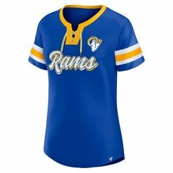 Women's Fanatics Branded Royal Los Angeles Rams Original State Lace-Up T-Shirt 4 Women's Fanatics Branded Royal Los Angeles Rams Original State Lace-Up T-Shirt -Metaverse shop unnamed file 2477