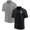 Men's Fanatics Branded Black/Gray Chicago White Sox Primary Logo Polo Combo Set 1 Men's Fanatics Branded Black/Gray Chicago White Sox Primary Logo Polo Combo Set -Metaverse shop unnamed file 24786