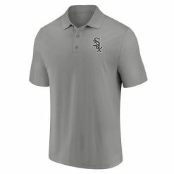 Men's Fanatics Branded Black/Gray Chicago White Sox Primary Logo Polo Combo Set -Metaverse shop unnamed file 24788