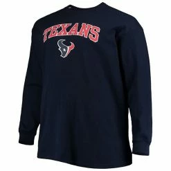 Men's Fanatics Branded Navy Houston Texans Big & Tall Thermal Long Sleeve T-Shirt -Metaverse shop unnamed file 24810