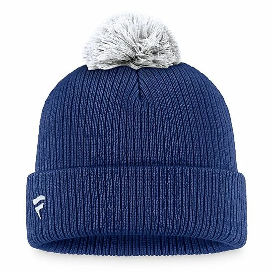 Men's Fanatics Branded Blue Toronto Maple Leafs Team Cuffed Knit Hat with Pom Men's Fanatics Branded Blue Toronto Maple Leafs Team Cuffed Knit Hat With Pom -Metaverse shop unnamed file 24814