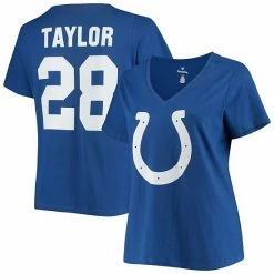 Women's Fanatics Branded Jonathan Taylor Royal Indianapolis Colts Plus Size Name & Number V-Neck T-Shirt 3 Women's Fanatics Branded Jonathan Taylor Royal Indianapolis Colts Plus Size Name & Number V-Neck T-Shirt -Metaverse shop unnamed file 24881
