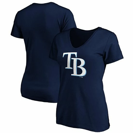 Women's Fanatics Branded Navy Tampa Bay Rays Plus Size Core Official Logo V-Neck T-Shirt Women's Fanatics Branded Navy Tampa Bay Rays Plus Size Core Official Logo V-Neck T-Shirt -Metaverse shop unnamed file 24893