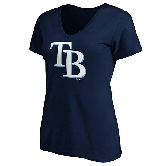 Women's Fanatics Branded Navy Tampa Bay Rays Plus Size Core Official Logo V-Neck T-Shirt Women's Fanatics Branded Navy Tampa Bay Rays Plus Size Core Official Logo V-Neck T-Shirt -Metaverse shop unnamed file 24895