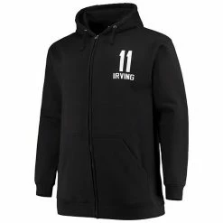 Men's Fanatics Branded Kyrie Irving Black Brooklyn Nets Big & Tall Player Name & Number Full-Zip Hoodie Jacket 4 Men's Fanatics Branded Kyrie Irving Black Brooklyn Nets Big & Tall Player Name & Number Full-Zip Hoodie Jacket -Metaverse shop unnamed file 24903
