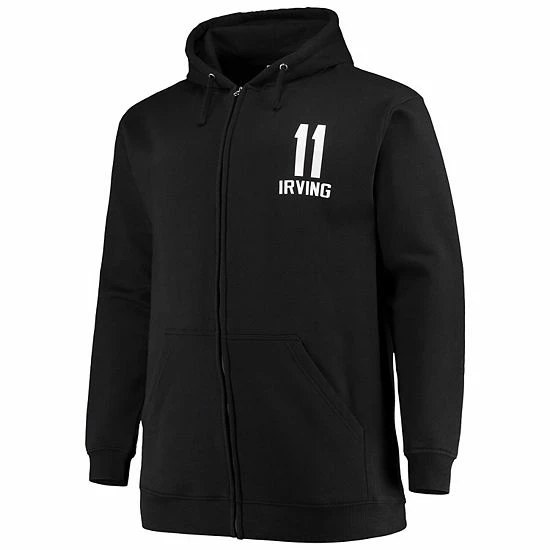 Men's Fanatics Branded Kyrie Irving Black Brooklyn Nets Big & Tall Player Name & Number Full-Zip Hoodie Jacket Men's Fanatics Branded Kyrie Irving Black Brooklyn Nets Big & Tall Player Name & Number Full-Zip Hoodie Jacket -Metaverse shop unnamed file 24903