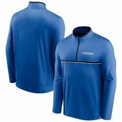Men's Fanatics Branded Blue San Jose Earthquakes Lineup Quarter-Zip Jacket