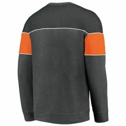 Men's Fanatics Branded Heathered Charcoal Philadelphia Flyers Varsity Reserve Sweatshirt -Metaverse shop unnamed file 24951