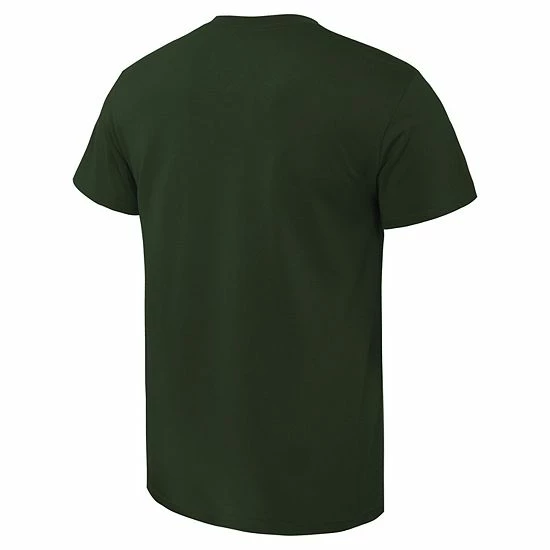 Fanatics Men's Green Miami Hurricanes Basic Arch T-Shirt - Image 3