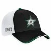 Men's Fanatics Branded Black/White Dallas Stars 2022 NHL Draft Authentic Pro On Stage Trucker Adjustable Hat