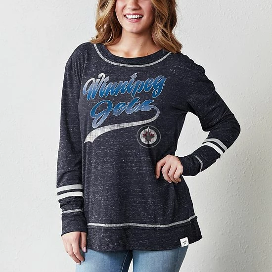 Women's Fanatics Branded Navy Winnipeg Jets Giant Dreams Speckle Long Sleeve T-Shirt Women's Fanatics Branded Navy Winnipeg Jets Giant Dreams Speckle Long Sleeve T-Shirt -Metaverse shop unnamed file 25015
