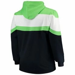 Fanatics Men's Majestic Navy/Green Minnesota Timberwolves Big & Tall Colorblock Wordmark Tripod Full-Zip Hoodie 5 Fanatics Men's Majestic Navy/Green Minnesota Timberwolves Big & Tall Colorblock Wordmark Tripod Full-Zip Hoodie -Metaverse shop unnamed file 25024