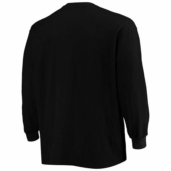Men's Fanatics Branded Black Arizona Cardinals Big & Tall Thermal Long Sleeve T-Shirt 6 Men's Fanatics Branded Black Arizona Cardinals Big & Tall Thermal Long Sleeve T-Shirt - Image 4