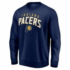 Men's Fanatics Branded Navy Indiana Pacers Game Time Arch Pullover Sweatshirt -Metaverse shop unnamed file 25073