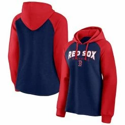 Women's Fanatics Branded Navy/Red Boston Red Sox Recharged Raglan Pullover Hoodie -Metaverse shop unnamed file 25076