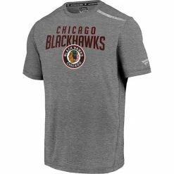 Men's Fanatics Branded Heathered Gray Chicago Blackhawks Special Edition Refresh T-Shirt -Metaverse shop unnamed file 25135