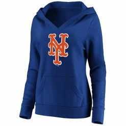 Women's Fanatics Branded Royal New York Mets Official Logo Crossover V-Neck Pullover Hoodie 8 Women's Fanatics Branded Royal New York Mets Official Logo Crossover V-Neck Pullover Hoodie -Metaverse shop unnamed file 25138