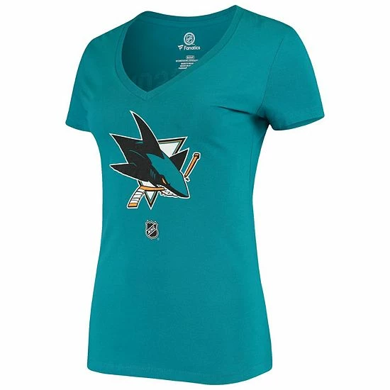 Women's Fanatics Branded Erik Karlsson Teal San Jose Sharks Name and Number V-Neck T-Shirt Women's Fanatics Branded Erik Karlsson Teal San Jose Sharks Name And Number V-Neck T-Shirt -Metaverse shop unnamed file 25172
