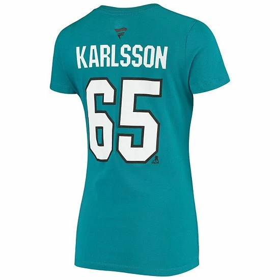 Women's Fanatics Branded Erik Karlsson Teal San Jose Sharks Name and Number V-Neck T-Shirt Women's Fanatics Branded Erik Karlsson Teal San Jose Sharks Name And Number V-Neck T-Shirt -Metaverse shop unnamed file 25173