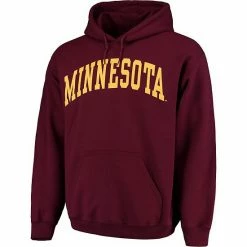 Fanatics Men's Maroon Minnesota Golden Gophers Basic Arch Pullover Hoodie -Metaverse shop unnamed file 25179