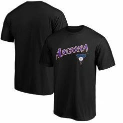 Men's Fanatics Branded Black Arizona Diamondbacks Cooperstown Collection Team Wahconah T-Shirt