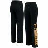 Women's Fanatics Branded Black Tennessee Volunteers Sideblock Sweatpants