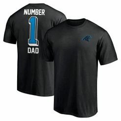 Men's Fanatics Branded Black Carolina Panthers #1 Dad T-Shirt 3 Men's Fanatics Branded Black Carolina Panthers #1 Dad T-Shirt -Metaverse shop unnamed file 25312