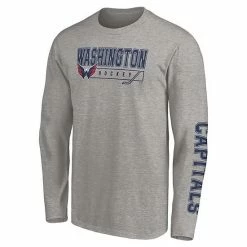 Men's Fanatics Branded Red/Heathered Gray Washington Capitals 2-Pack T-Shirt Combo Set -Metaverse shop unnamed file 25368
