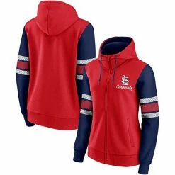 Women's Fanatics Branded Red/Navy St. Louis Cardinals Primary Script Full-Zip Hoodie 3 Women's Fanatics Branded Red/Navy St. Louis Cardinals Primary Script Full-Zip Hoodie -Metaverse shop unnamed file 25395