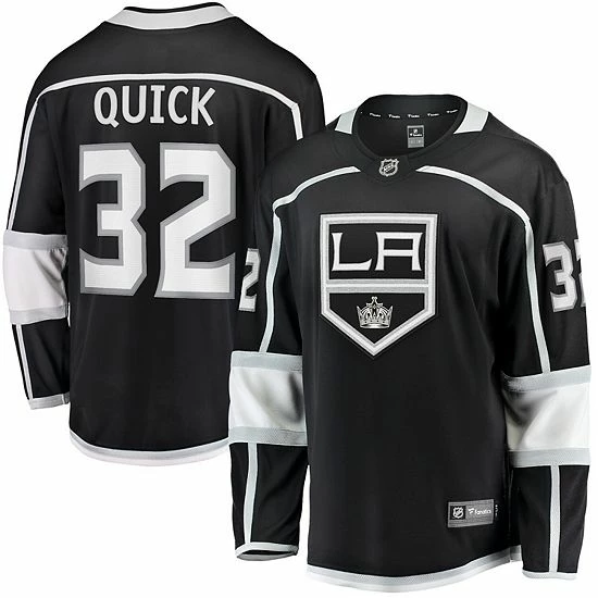 Men's Fanatics Branded Jonathan Quick Black Los Angeles Kings Home Premier Breakaway Player Jersey Men's Fanatics Branded Jonathan Quick Black Los Angeles Kings Home Premier Breakaway Player Jersey -Metaverse shop unnamed file 25410