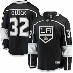 Men's Fanatics Branded Jonathan Quick Black Los Angeles Kings Home Premier Breakaway Player Jersey 3 Men's Fanatics Branded Jonathan Quick Black Los Angeles Kings Home Premier Breakaway Player Jersey -Metaverse shop unnamed file 25411