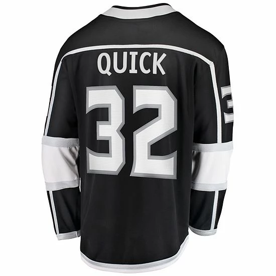 Men's Fanatics Branded Jonathan Quick Black Los Angeles Kings Home Premier Breakaway Player Jersey Men's Fanatics Branded Jonathan Quick Black Los Angeles Kings Home Premier Breakaway Player Jersey -Metaverse shop unnamed file 25413
