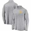 Men's Fanatics Branded Gray San Diego Padres Primary Logo Quarter-Zip Raglan Jacket -Metaverse shop unnamed file 25451