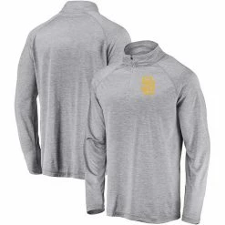 Men's Fanatics Branded Gray San Diego Padres Primary Logo Quarter-Zip Raglan Jacket -Metaverse shop unnamed file 25452